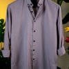 Dark Charcoal With Silver Striped Shirt