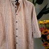 Beige With White Striped Shirt