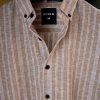 Beige With White Striped Shirt