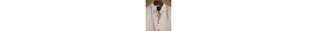 Beige With White Striped Shirt